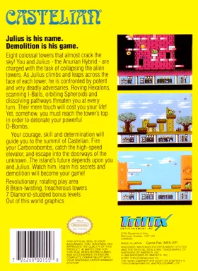 Castelian (USA) box cover back